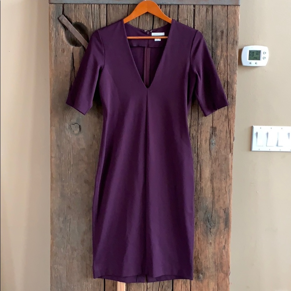 Aritzia Burgundy Midi dress